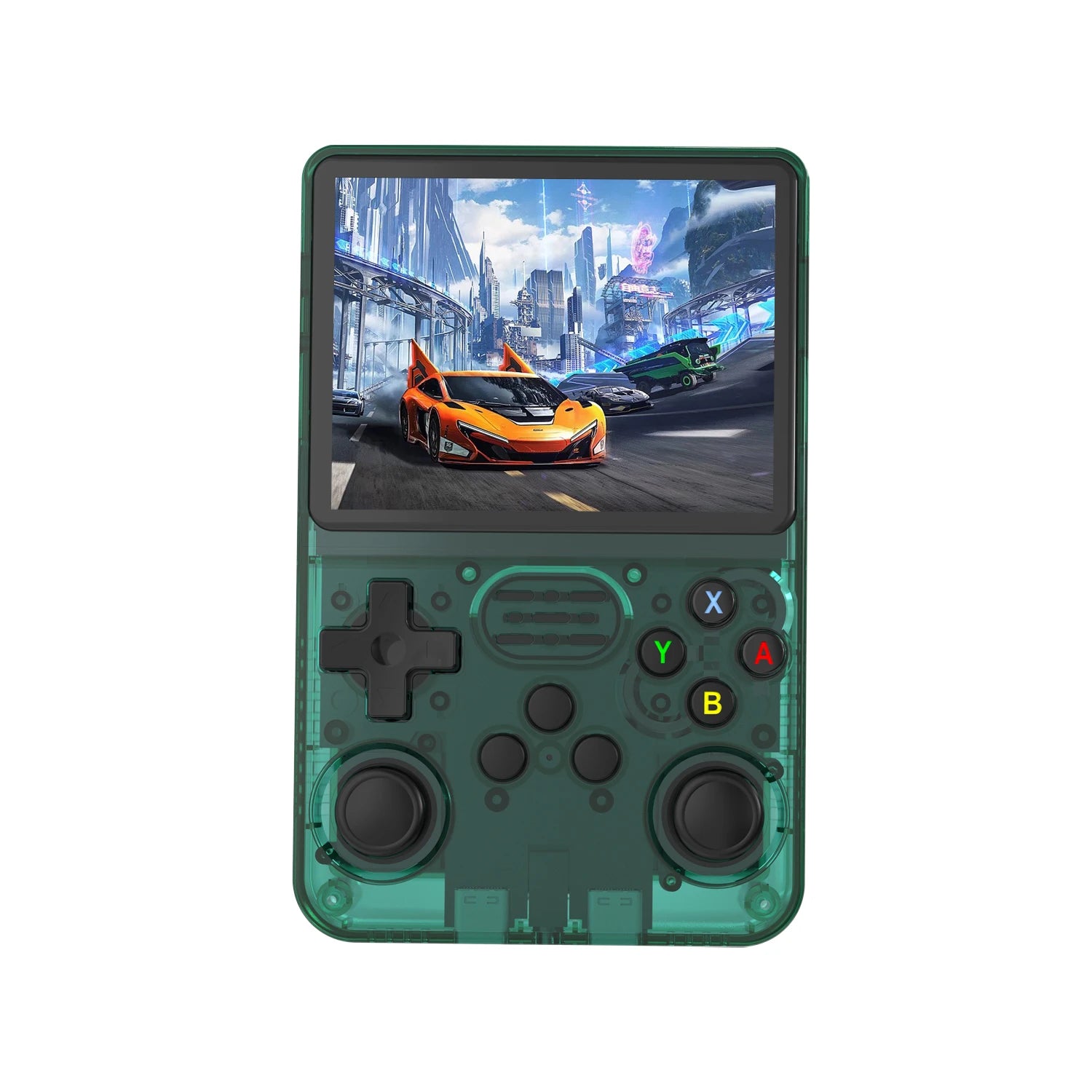 R36S Portable Handheld Game Console 3.5 Inch IPS Screen 640x480 Resolution 64GB Built-in Memory Classic Games Preloaded