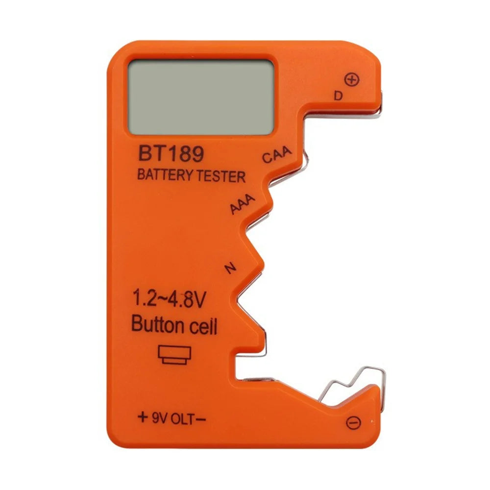 BT189 9V Battery Tester AA AAA Universal Digital Battery Tester Coin Cell Battery Tester Electricity Testing Tools