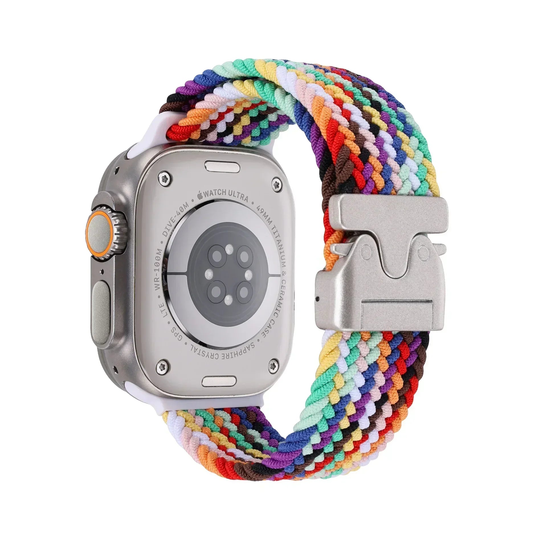 Braided Strap For Apple Watch Band 44mm 40mm 45mm 49mm 41mm 46mm 42mm Bracelet iWatch Series Ultra2 10 9 SE 8 7 65 Magnetic Band