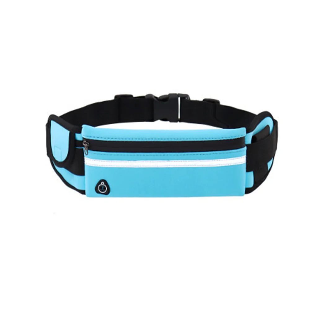 HOMEFISH New Waterproof Sports Waist Bag, Dedicated Close-Fitting Waist Pack for Running and Cycling, Multifunctional Portable