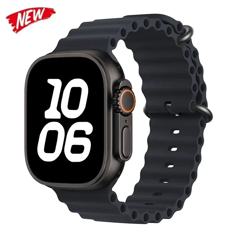Ocean Straps for Apple Watch Band 44mm 40mm 45mm 49mm 41mm 42mm 38mm 46mm bracelet correa iWatch series 7 6 3 se 8 Ultra 2 9 10