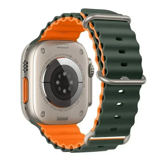 Ocean Straps for Apple Watch Band 44mm 40mm 45mm 49mm 41mm 42mm 38mm 46mm bracelet correa iWatch series 7 6 3 se 8 Ultra 2 9 10