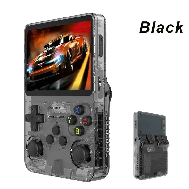 R36S Portable Handheld Game Console 3.5 Inch IPS Screen 640x480 Resolution 64GB Built-in Memory Classic Games Preloaded