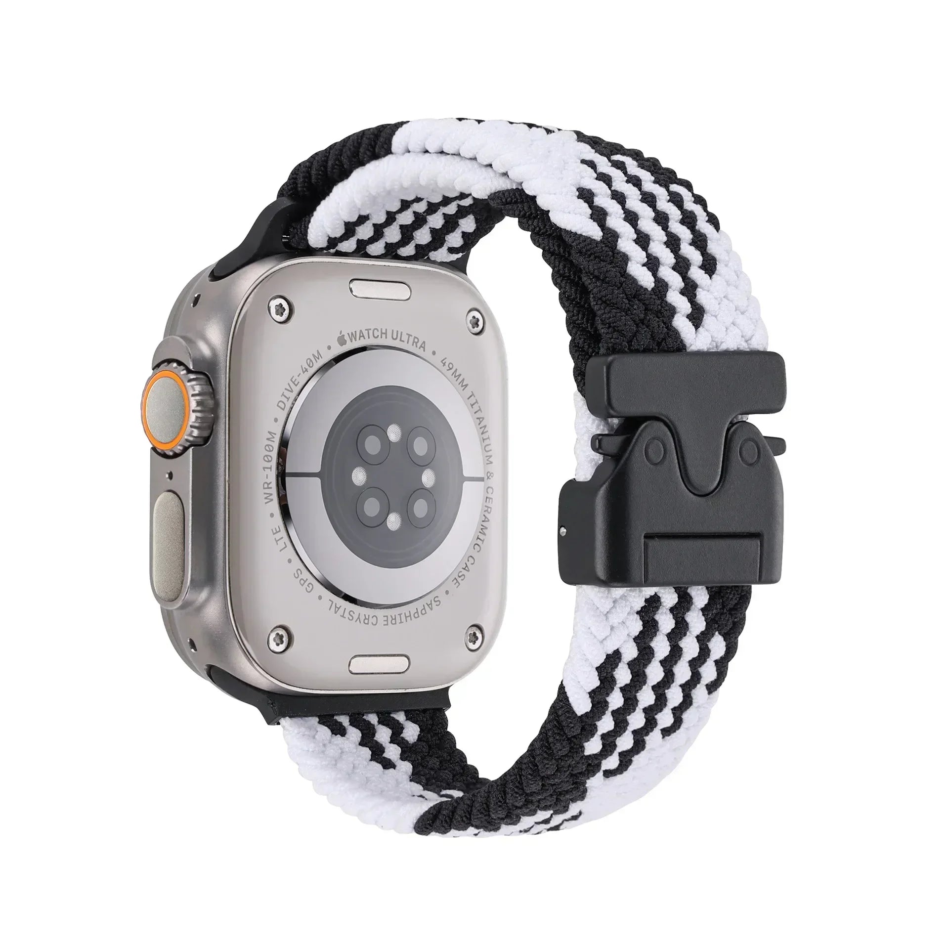 Braided Strap For Apple Watch Band 44mm 40mm 45mm 49mm 41mm 46mm 42mm Bracelet iWatch Series Ultra2 10 9 SE 8 7 65 Magnetic Band