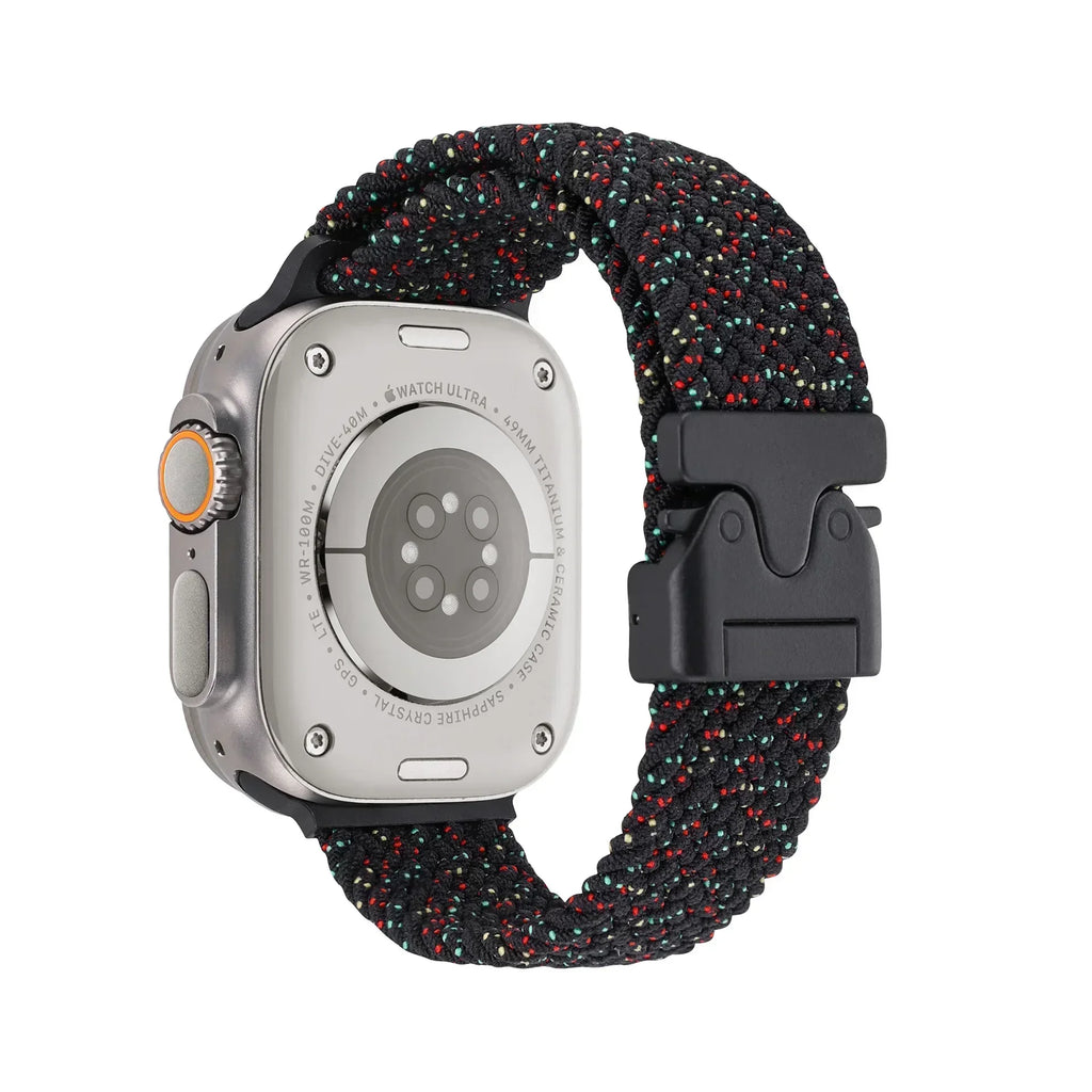 Braided Strap For Apple Watch Band 44mm 40mm 45mm 49mm 41mm 46mm 42mm Bracelet iWatch Series Ultra2 10 9 SE 8 7 65 Magnetic Band