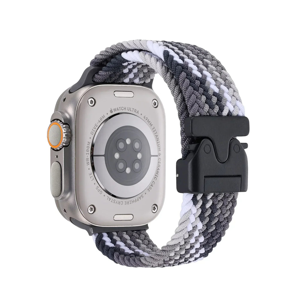 Braided Strap For Apple Watch Band 44mm 40mm 45mm 49mm 41mm 46mm 42mm Bracelet iWatch Series Ultra2 10 9 SE 8 7 65 Magnetic Band