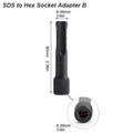Clearance_Electric Hammer Adapter Power Drill Screwdriver Converter SDS Plus Convert to 1/4 Hex Shank Magnetic Socket Nut Impact