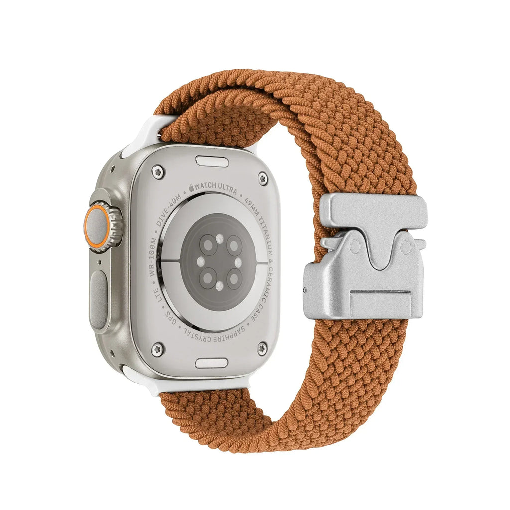 Braided Strap For Apple Watch Band 44mm 40mm 45mm 49mm 41mm 46mm 42mm Bracelet iWatch Series Ultra2 10 9 SE 8 7 65 Magnetic Band