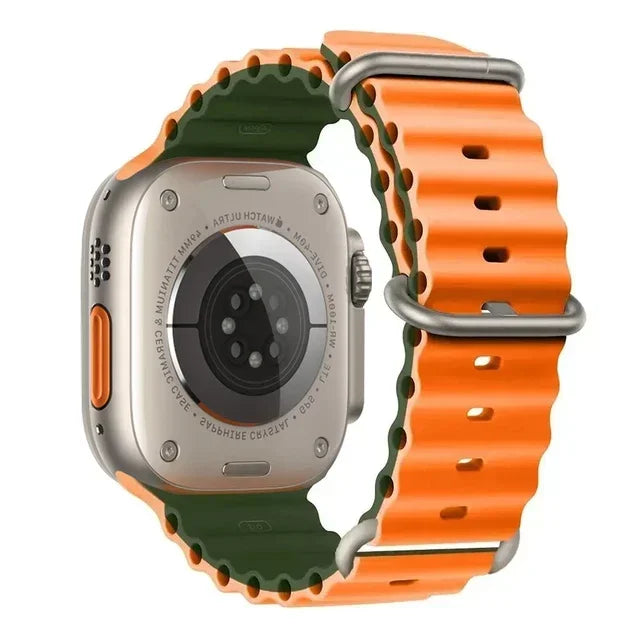 Ocean Straps for Apple Watch Band 44mm 40mm 45mm 49mm 41mm 42mm 38mm 46mm bracelet correa iWatch series 7 6 3 se 8 Ultra 2 9 10