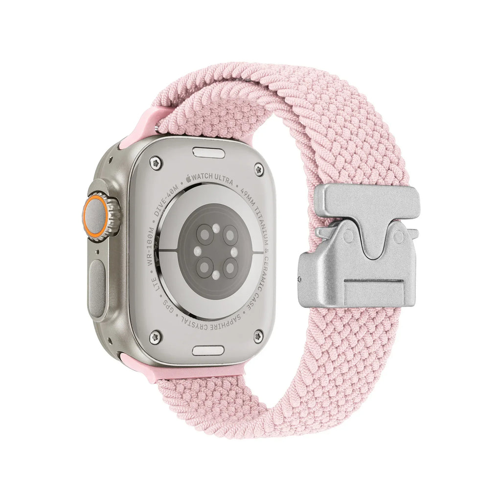 Braided Strap For Apple Watch Band 44mm 40mm 45mm 49mm 41mm 46mm 42mm Bracelet iWatch Series Ultra2 10 9 SE 8 7 65 Magnetic Band