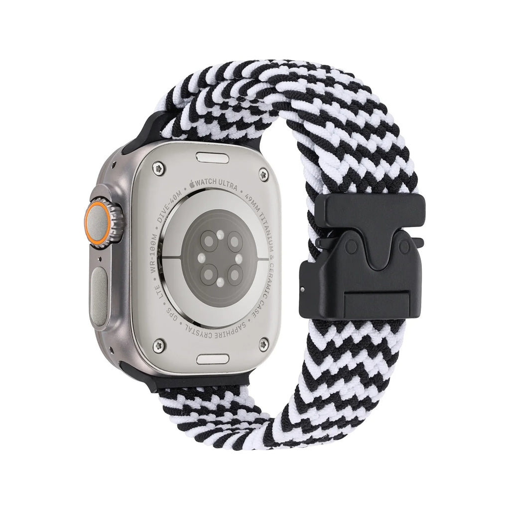 Braided Strap For Apple Watch Band 44mm 40mm 45mm 49mm 41mm 46mm 42mm Bracelet iWatch Series Ultra2 10 9 SE 8 7 65 Magnetic Band