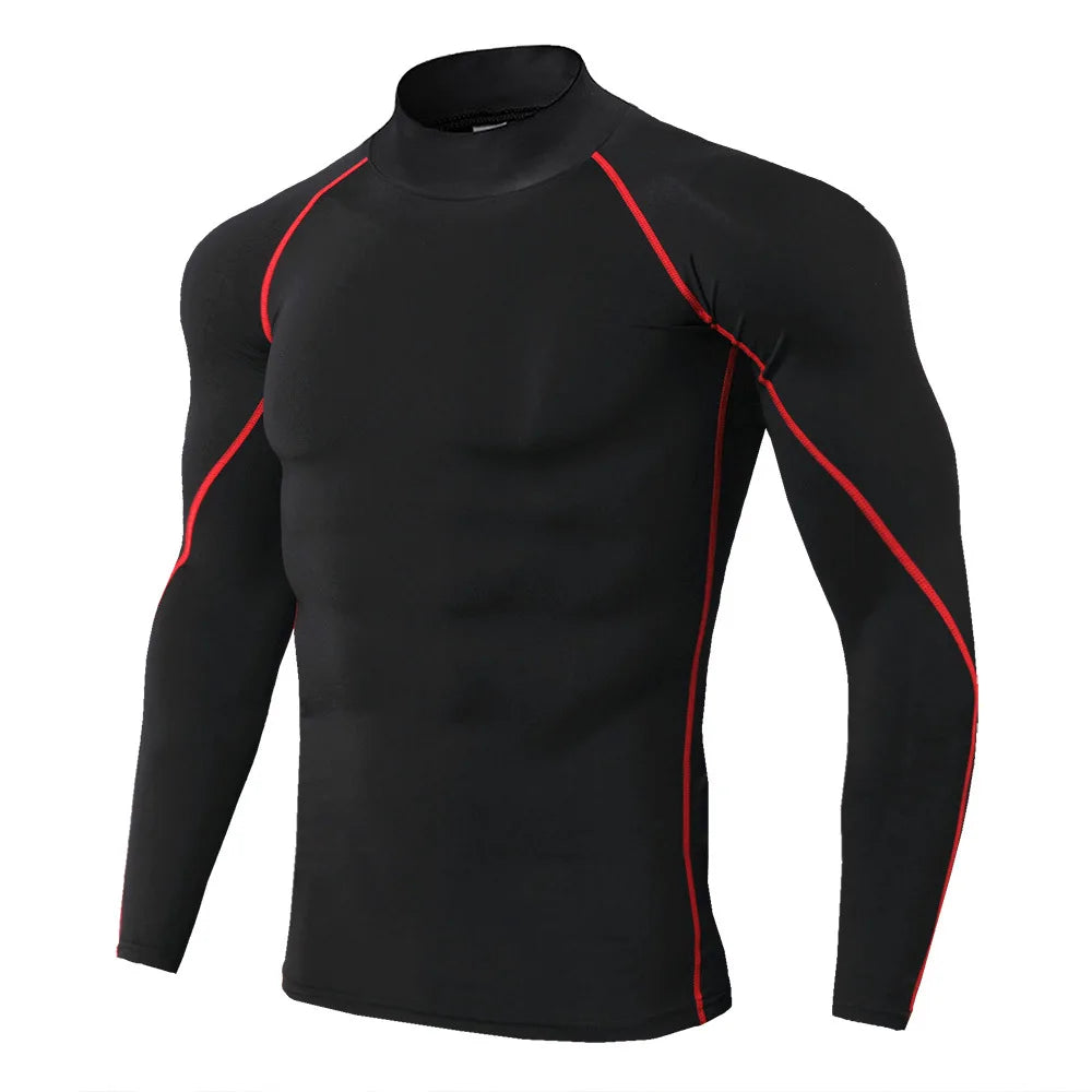 Compression T Shirt Men Long Sleeve Bodybuilding Sport Tees Casual Quick Dry Gym Fitness Workout Jogging Sport Tops Men Jersey