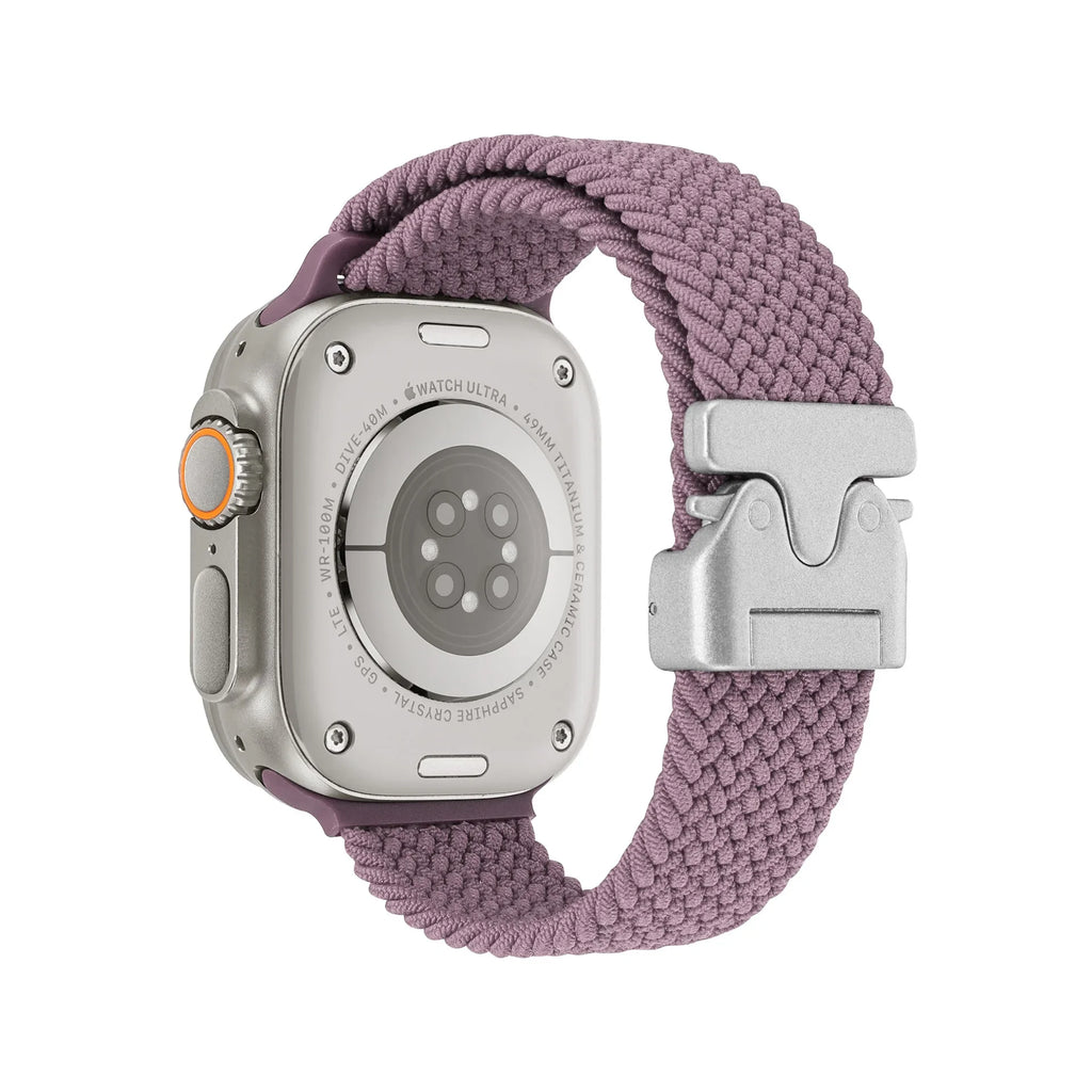 Braided Strap For Apple Watch Band 44mm 40mm 45mm 49mm 41mm 46mm 42mm Bracelet iWatch Series Ultra2 10 9 SE 8 7 65 Magnetic Band