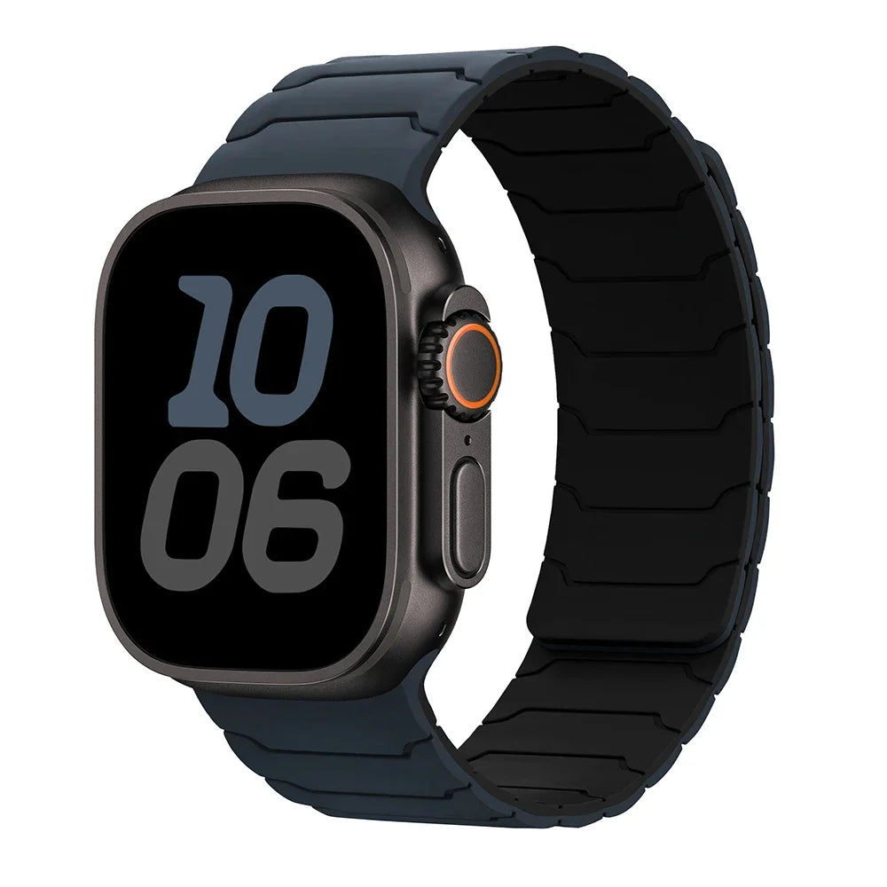 Magnetic Strap For Apple Watch Bands 46mm 42mm 49mm 45mm 44mm 41 Silicone Sport Bracelet iWatch Series ultra3 11 10 9 8 7 6 5 SE