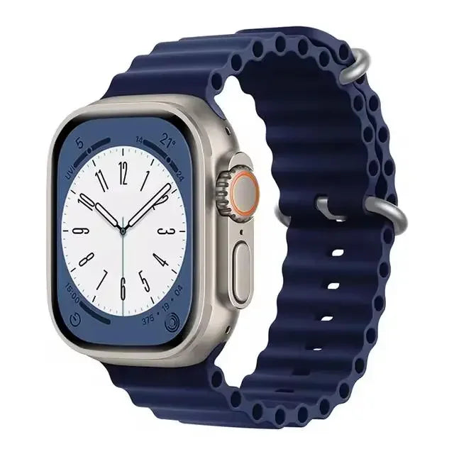 Ocean Straps for Apple Watch Band 44mm 40mm 45mm 49mm 41mm 42mm 38mm 46mm bracelet correa iWatch series 7 6 3 se 8 Ultra 2 9 10