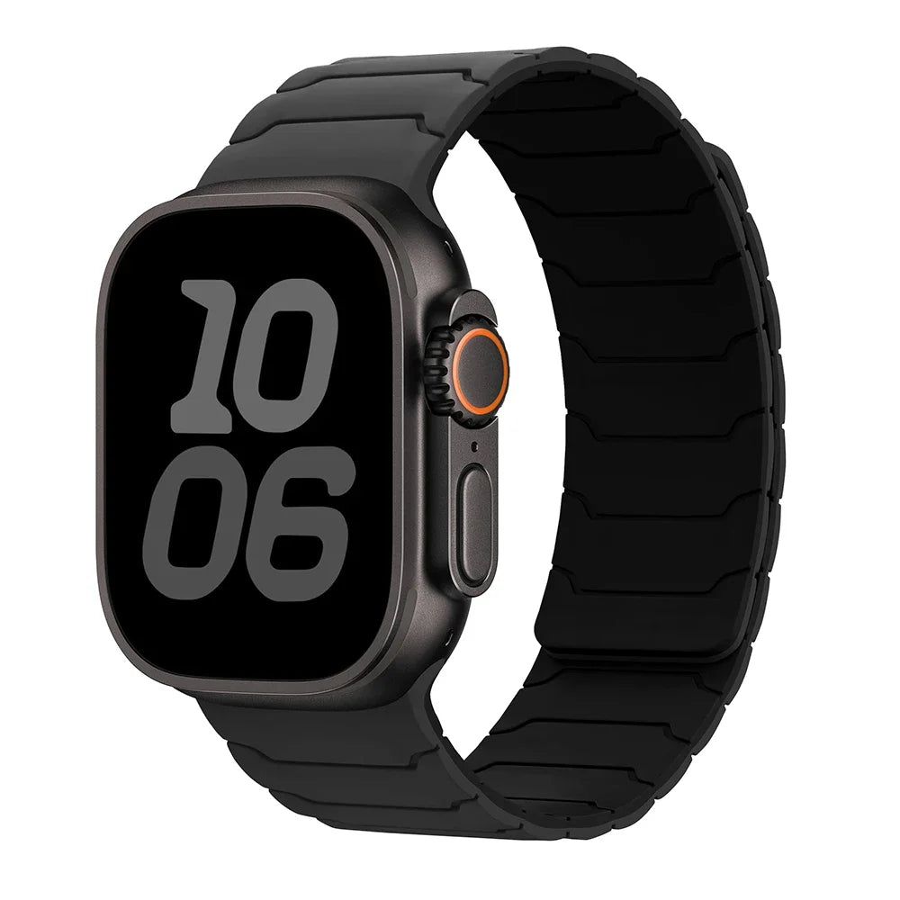 Magnetic Strap For Apple Watch Bands 46mm 42mm 49mm 45mm 44mm 41 Silicone Sport Bracelet iWatch Series ultra3 11 10 9 8 7 6 5 SE