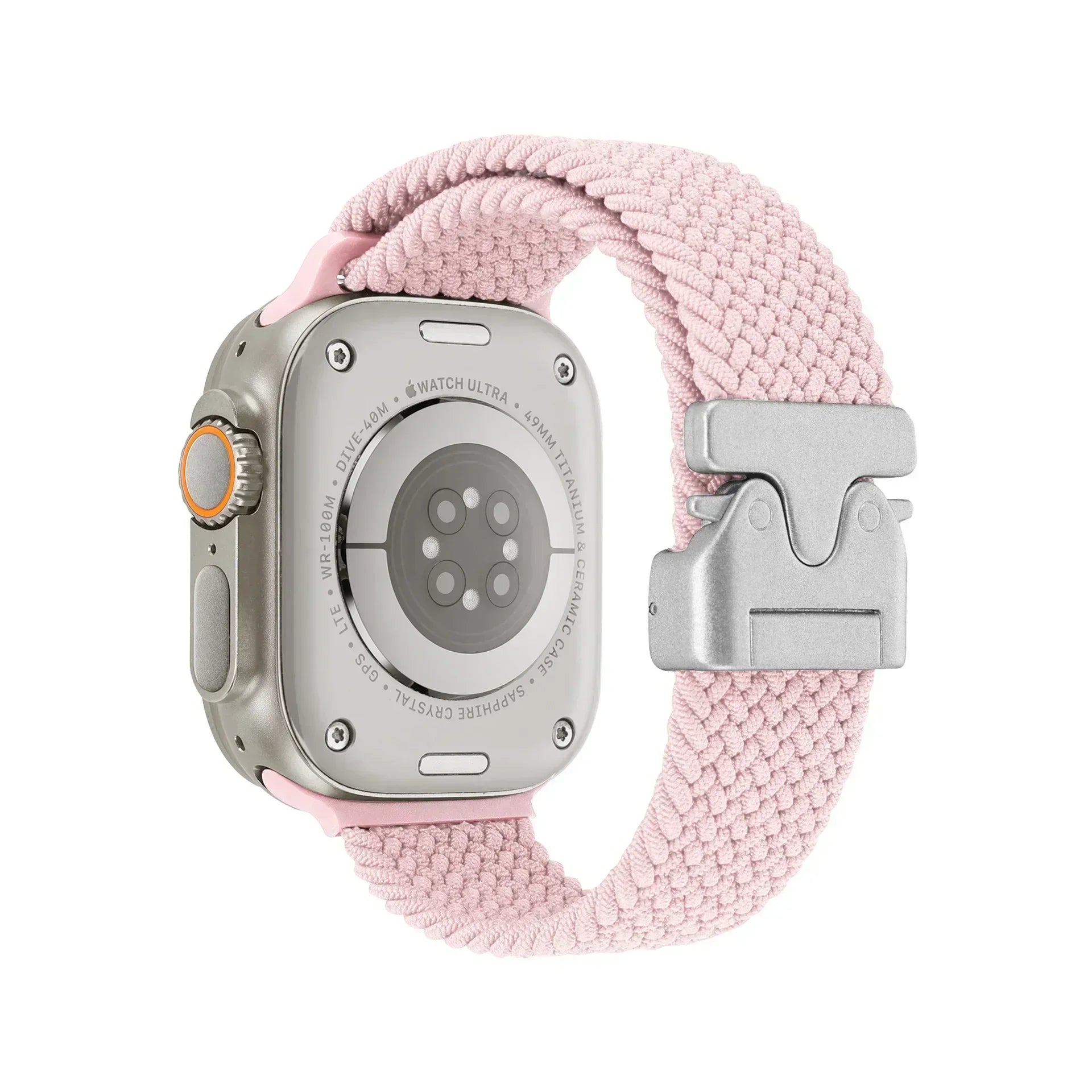 Braided Strap For Apple Watch Band 44mm 40mm 45mm 49mm 41mm 46mm 42mm Bracelet iWatch Series Ultra2 10 9 SE 8 7 65 Magnetic Band