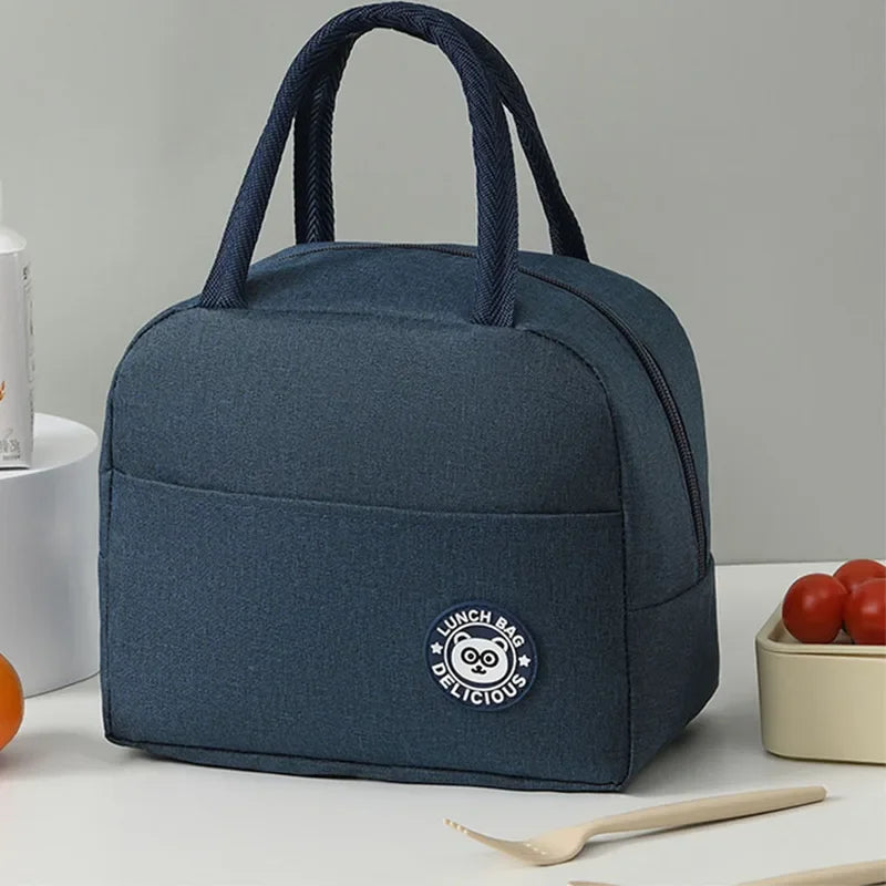 Insulated Lunch Bag Insulation Bento Pack Aluminum Foil Rice Bag Meal Pack Ice Pack Student Bento Lunch Handbag Insulation