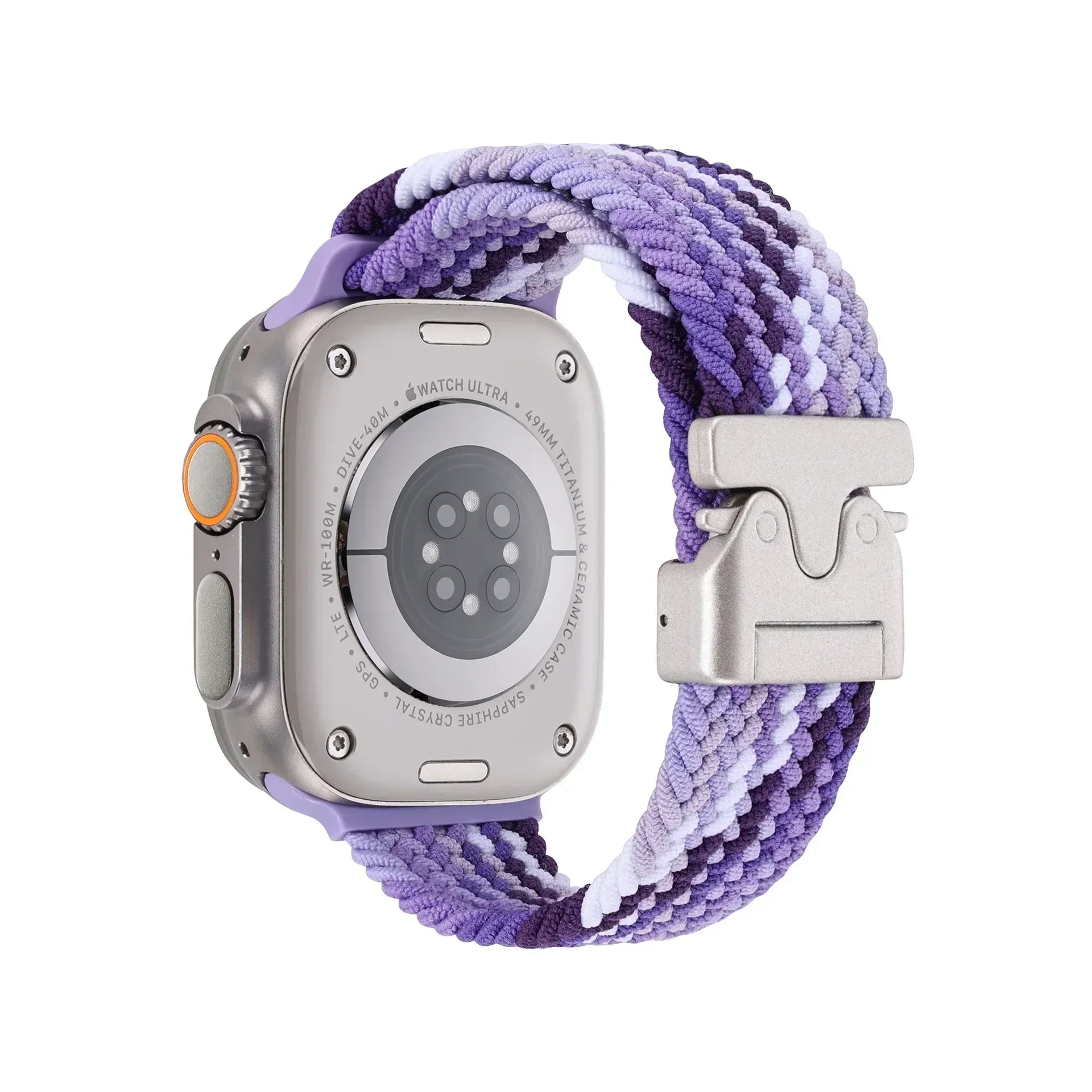 Braided Strap For Apple Watch Band 44mm 40mm 45mm 49mm 41mm 46mm 42mm Bracelet iWatch Series Ultra2 10 9 SE 8 7 65 Magnetic Band