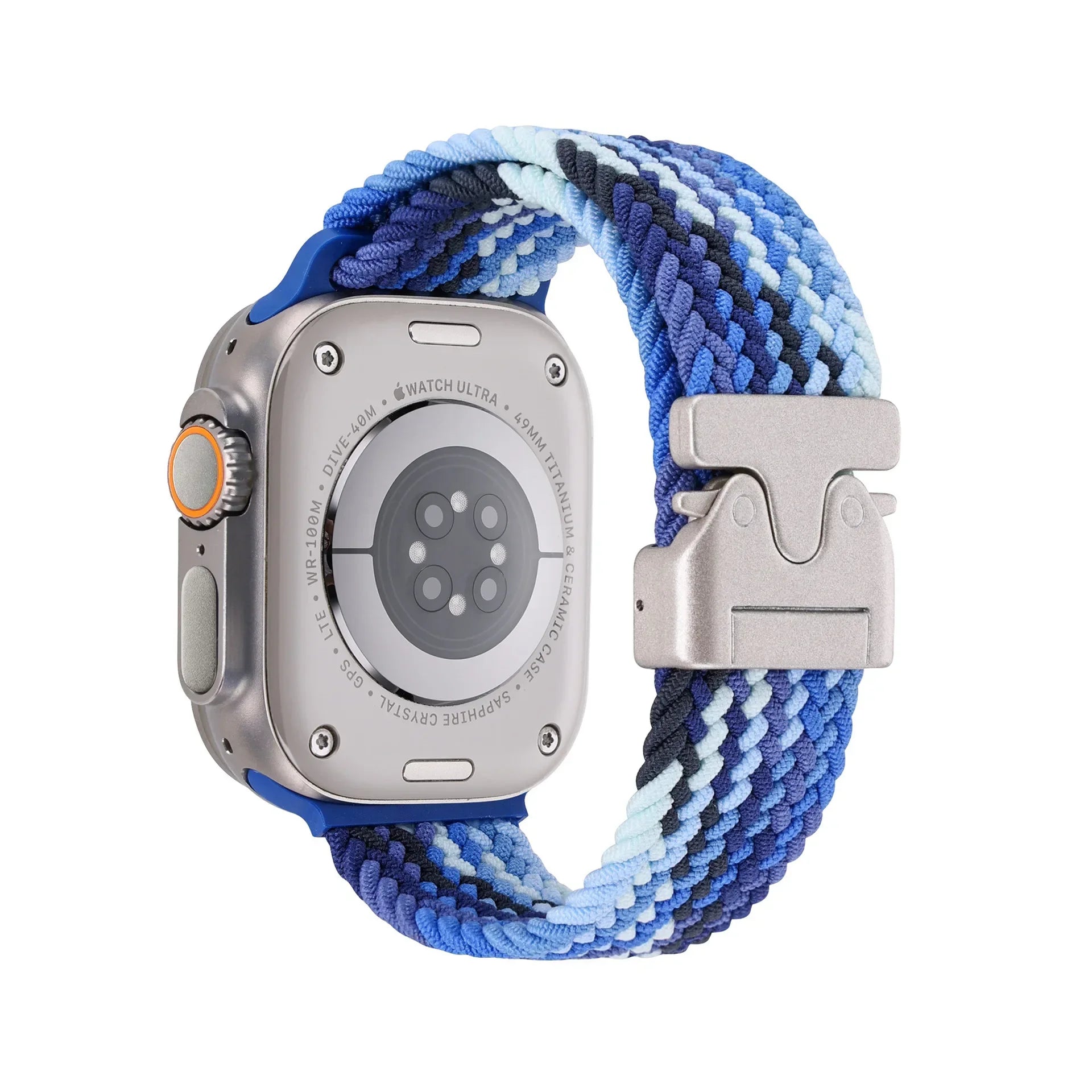 Braided Strap For Apple Watch Band 44mm 40mm 45mm 49mm 41mm 46mm 42mm Bracelet iWatch Series Ultra2 10 9 SE 8 7 65 Magnetic Band