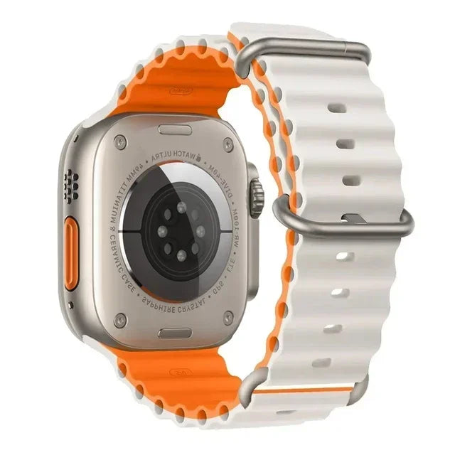 Ocean Straps for Apple Watch Band 44mm 40mm 45mm 49mm 41mm 42mm 38mm 46mm bracelet correa iWatch series 7 6 3 se 8 Ultra 2 9 10