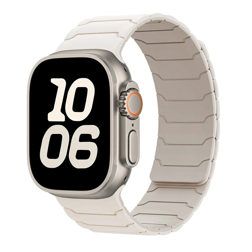 Magnetic Strap For Apple Watch Bands 46mm 42mm 49mm 45mm 44mm 41 Silicone Sport Bracelet iWatch Series ultra3 11 10 9 8 7 6 5 SE