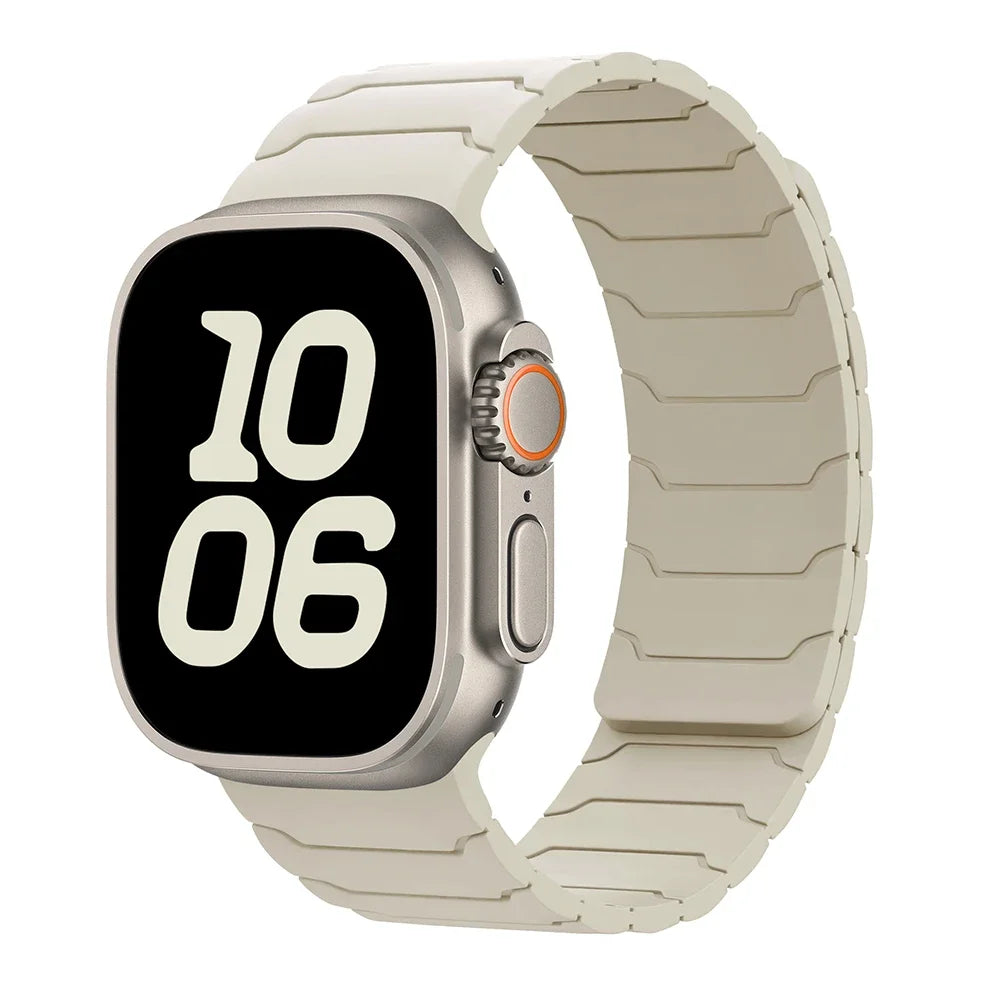 Magnetic Strap For Apple Watch Bands 46mm 42mm 49mm 45mm 44mm 41 Silicone Sport Bracelet iWatch Series ultra3 11 10 9 8 7 6 5 SE