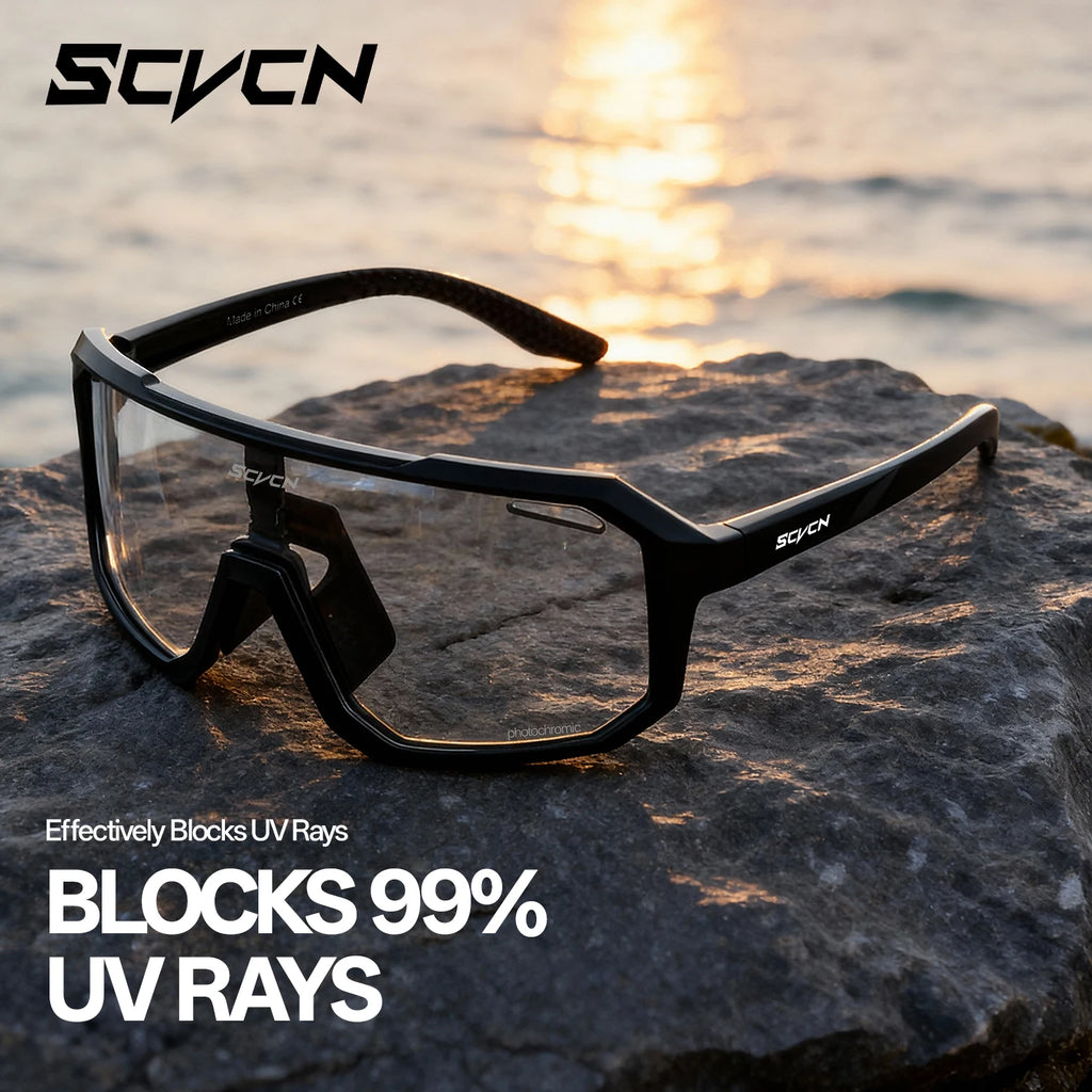 SCVCN HOT MTB Cycling Glasses for Men Women Outdoor Sports Running Drving Sunglasses UV400 Road Running Bike Bicycle Goggles