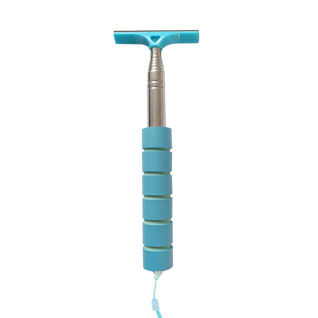 Car Rearview Mirror Wiper Telescopic Handle Car Rearview Mirror Wiper Durable Stainless Auto Glass Cleaning Tools Cleaning Brush